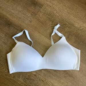 Warner's White Seamless T-Shirt Bra